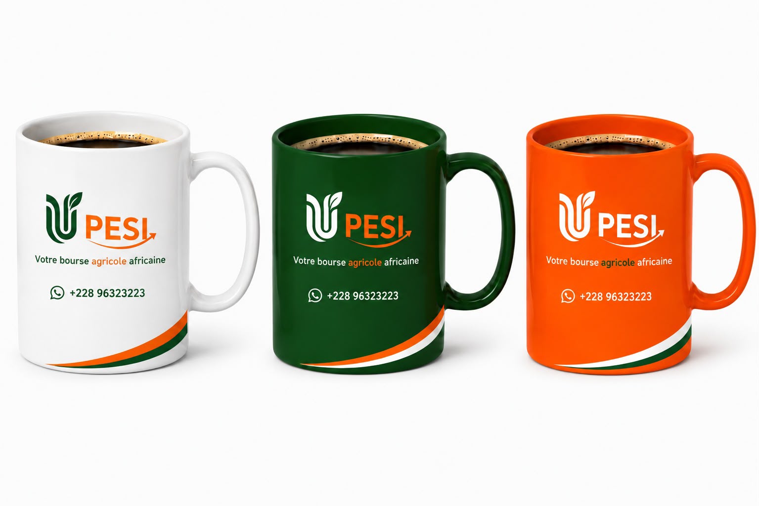 Mugs personnalisés aux couleurs U-PESI